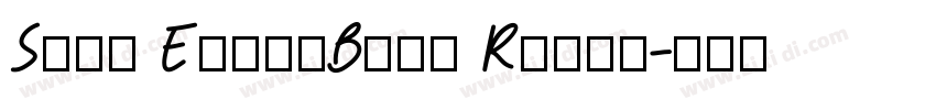 Sina ExtraBold Regul字体转换
